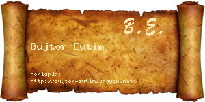 Bujtor Eutim névjegykártya